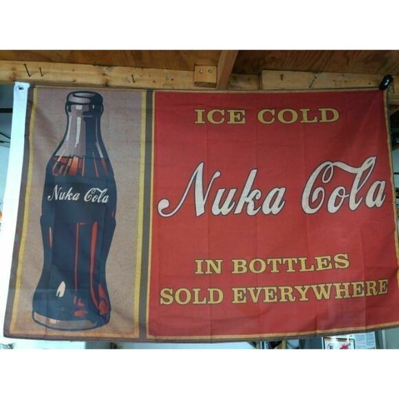 NUKA COLA FALLOUT 4 5FT FLAG - Picture 2 of 3
